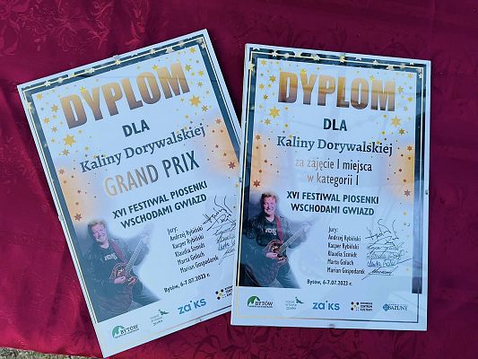 Grafika 4: Wygrana na festiwalu muzycznym