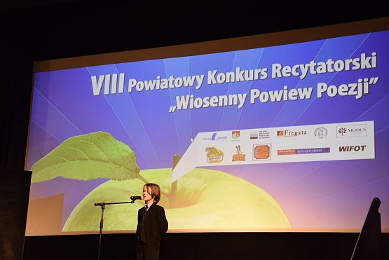 Grafika 1: VIII Powiatowy Konkurs Recytatorski "Wiosenny Powiew Poezji" - 24.04.2023