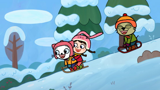 Grafika 1: Kicia Kocia pod choinkę