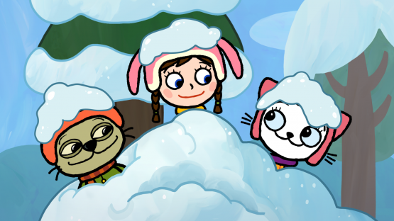 Grafika 2: Kicia Kocia pod choinkę