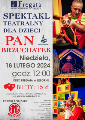 Grafika 1: Spektakl teatralny "Pan Brzuchatek"