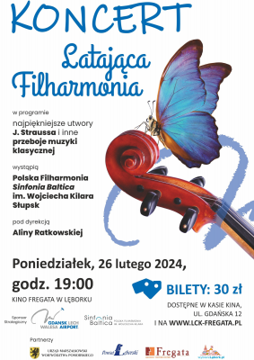 Grafika 1: Latająca Filharmonia - koncert we „Fregacie”