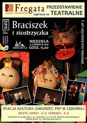 Grafika 6: "Braciszek i siostrzyczka" - spektakl dla dzieci