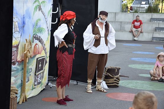 Grafika 9: Spektakl dla dzieci "Morskie gadki małej piratki" (21.07.2024)