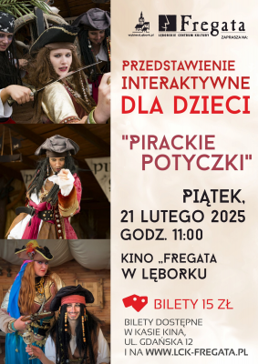 Grafika 1: Pirackie potyczki - przedstawienie interaktywne dla dzieci