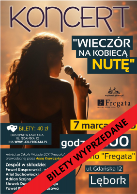 Grafika 1: Koncert "Wieczór na kobiecą nutę"