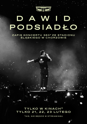 Grafika 1: Dawid Podsiadło - koncert na ekranie lęborskiej “Fregaty”