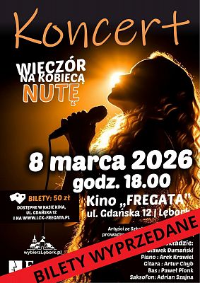 Grafika 1: Koncert "Wieczór na kobiecą nutę"